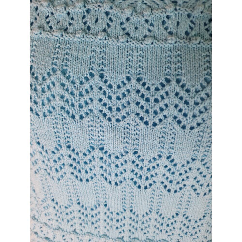 Talbots Women Knit sweater Turquoise Lined Sz SP - Picture 3 of 5